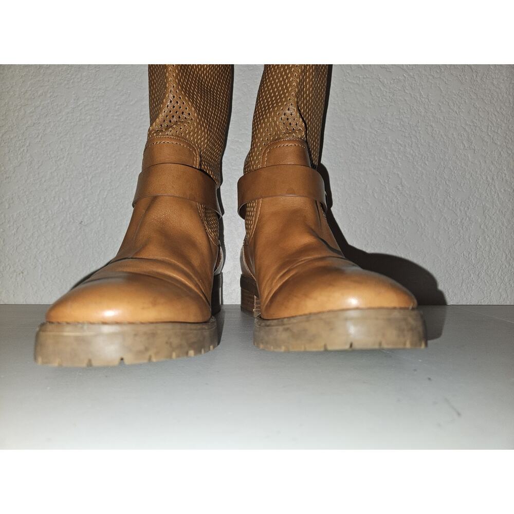 Michael Kors Daria Mid Calf Boots Brown Women's Size 8M - Picture 2 of 13